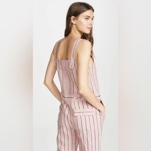 Rag & Bone Nina linen tank jumpsuit